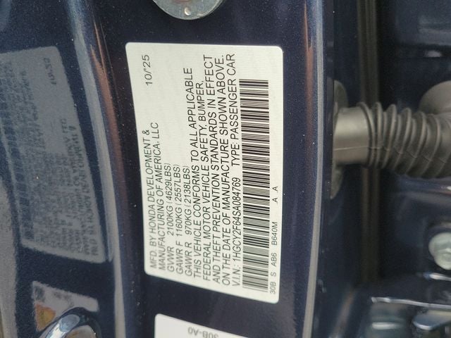 2025 Honda Accord Hybrid EX-L
