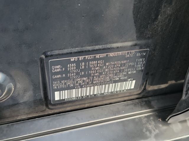 2014 Subaru Outback 2.5i Premium