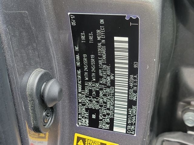 2017 Toyota Highlander Limited Platinum