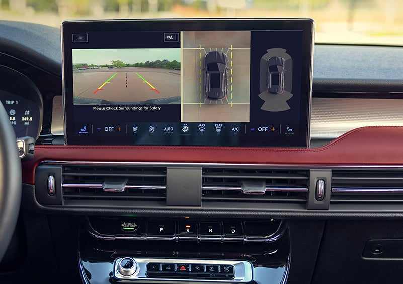 The large center touchscreen of a 2024 Lincoln Corsair® SUV is shown. | Doral Lincoln in Doral FL