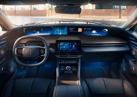 The panoramic display is shown in a 2025 Lincoln Nautilus® SUV. | Doral Lincoln in Doral FL