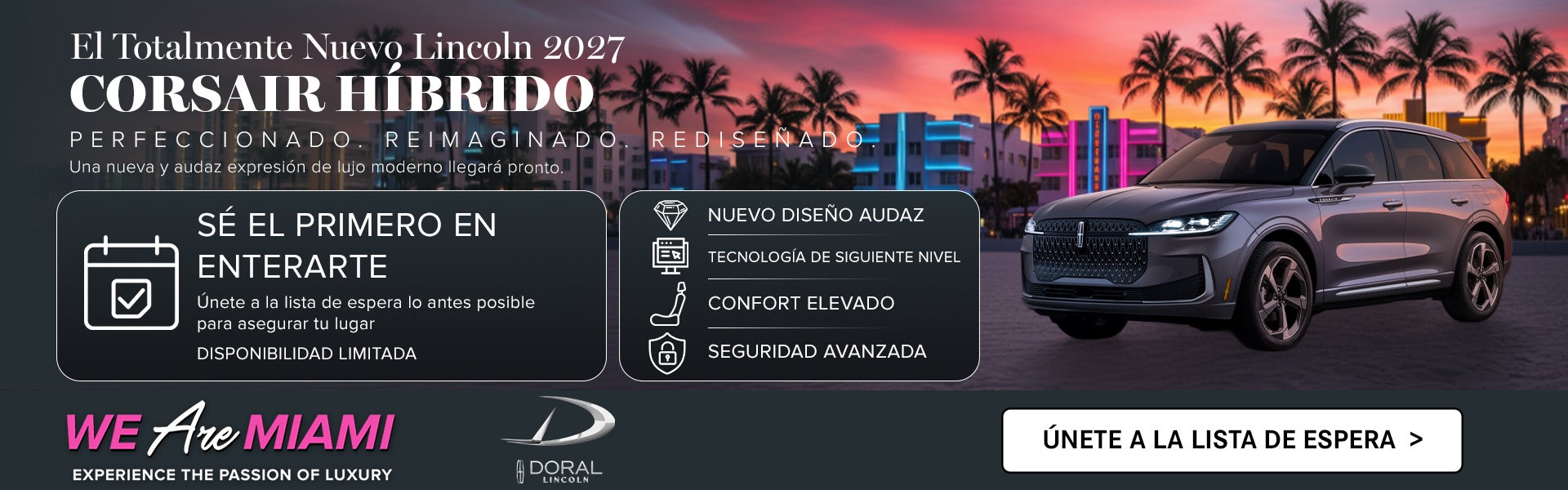 The Totalmente Nuevo Lincoln 2027 Corsair Hibrido